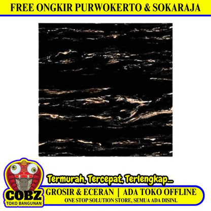 60 CM x 60 CM / SERENITY LOURENT GOLD Granit Lantai Rumah Glossy Dus