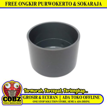 2 1/2 / RUCIKA D Dop Cap Tutup Sambungan Fitting Pipa PVC