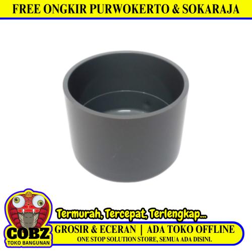 2 1/2 / RUCIKA D Dop Cap Tutup Sambungan Fitting Pipa PVC