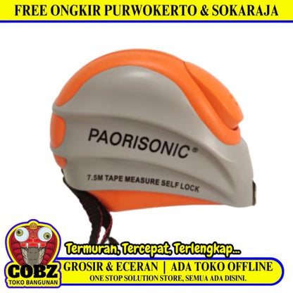 7.5 M / PAORISONIC Meteran Alat Ukur Measuring Tape