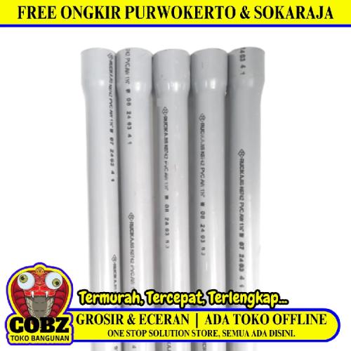 1 1/2 IN x 400 CM / RUCIKA AW Lis Abu Paralon PVC Abu Batang