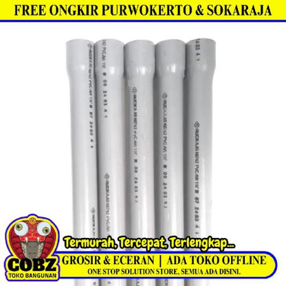 1 1/2 IN x 400 CM / RUCIKA AW Lis Abu Paralon PVC Abu Batang