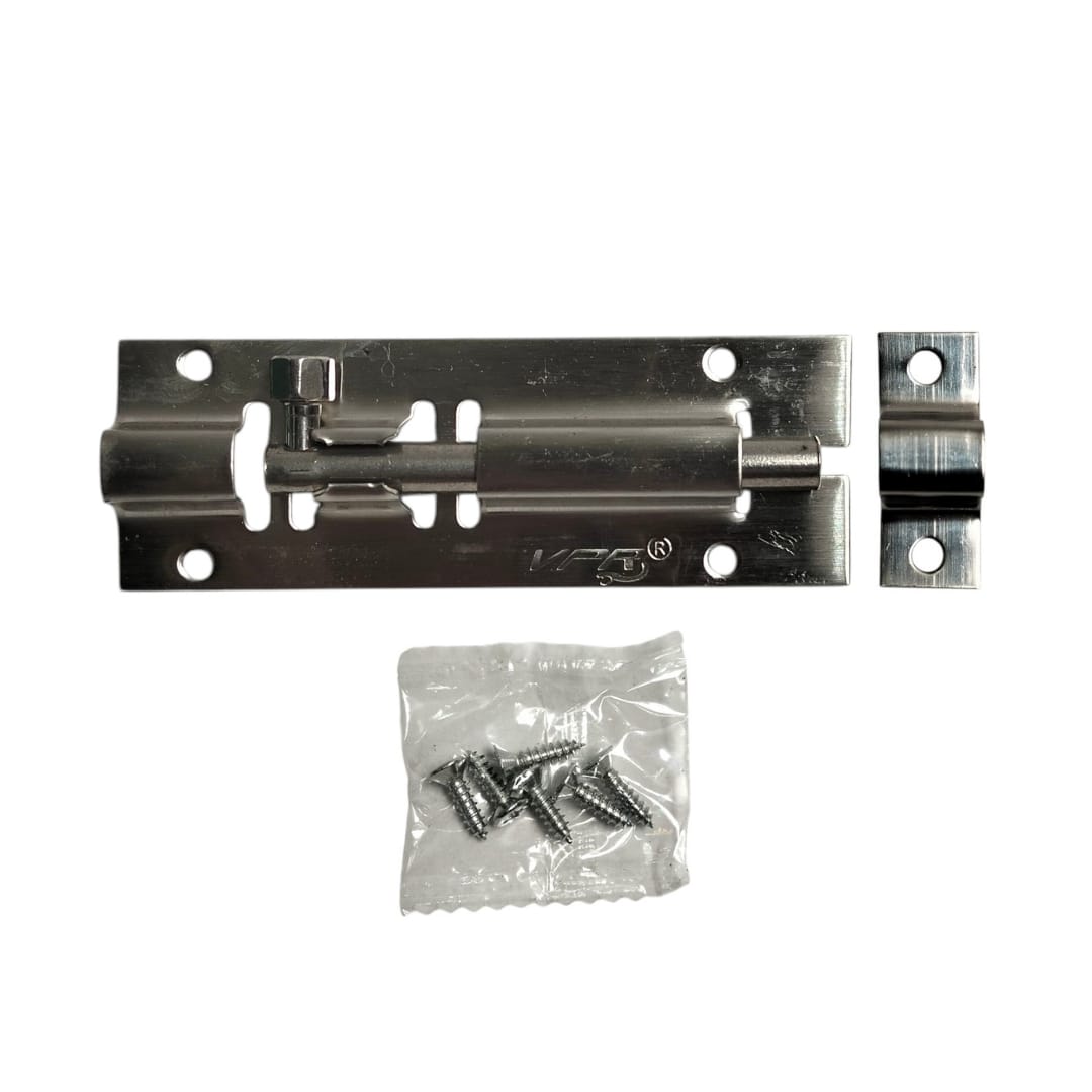 4 IN / VPR Grendel Kunci Slot Pintu Jendela Stainless