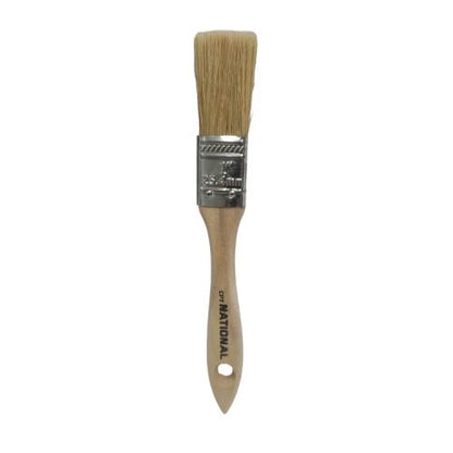 1 IN / CPT NATIONAL Kuas Cat Tembok Kayu Besi Air Acyrlic Paint Brush