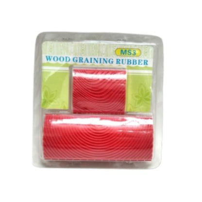 3 IN + 6 IN MS3 Kuas Karet Tembok Besi Kayu Motif Motif Roller Paint Set