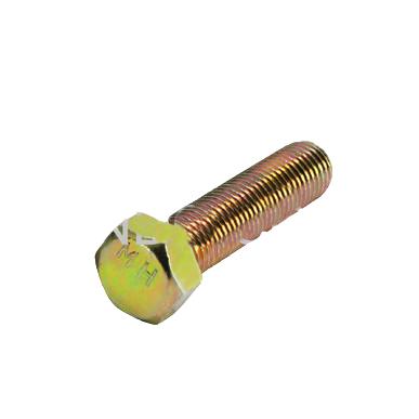 M 6 x 25 MM / TM Baut Mur Hexagon Bolt Nut Flat Head Kuning Biji