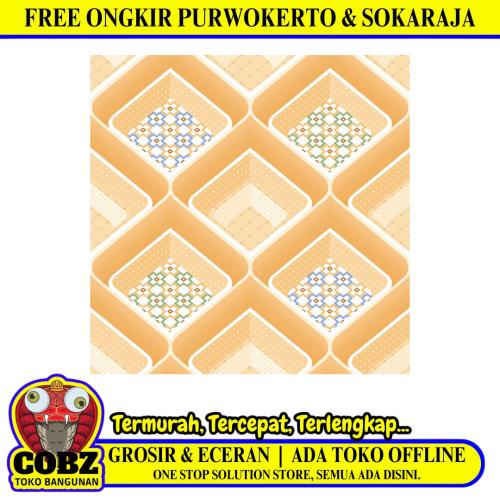 25 CM x 25 CM / UNO KANSAI Keramik Lantai Kamar Mandi Matte Beige Dus