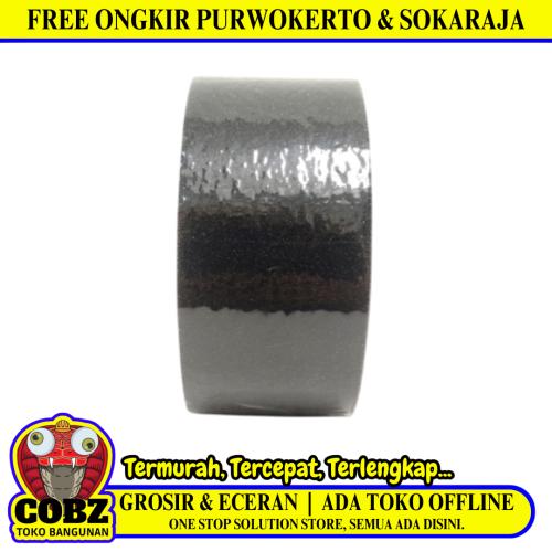 50 MM x 5 M / TAFFPACK Lakban Stepnosing Lantai Anti Slip Hitam Roll