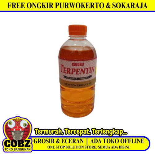 450 ML / BUNGA TERPENTIN Minyak Cat Pengencer Campuran Cat Botol