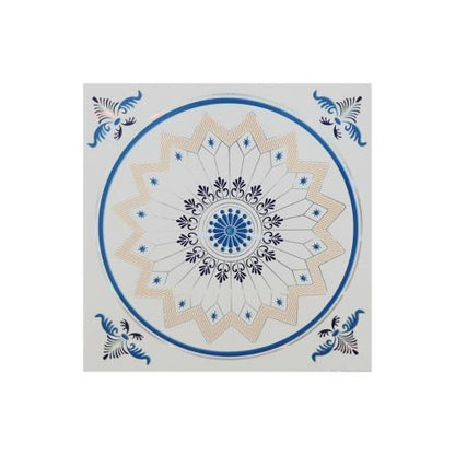 9 MM x 25 CM x 4 M / SHUNDA PLAFON MA25903 Plafon Gypsum GRC U PVC Hotstamping Lembar