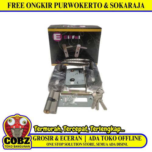 EIFFEL 701 BN / NB Handle Door Lock Tarikan Handle Kunci Pintu Kecil Set