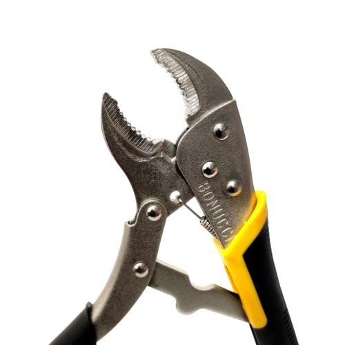 10 IN / BONUCCI Tang Buaya Jepit Jaw Locking Grip Pliers Gagang Karet