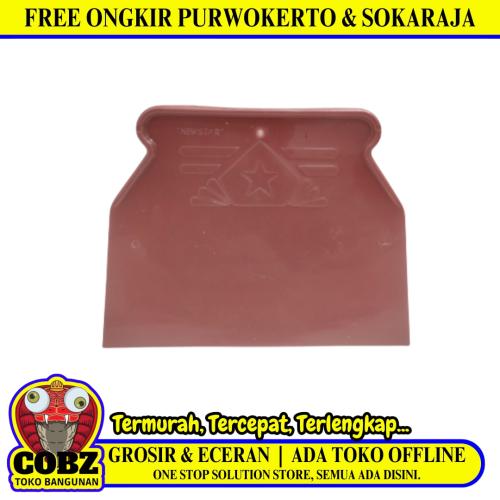 7 IN / NEW STAR Sekrap Daun Kape Scrapper Cat Perata Acian Plastik PVC