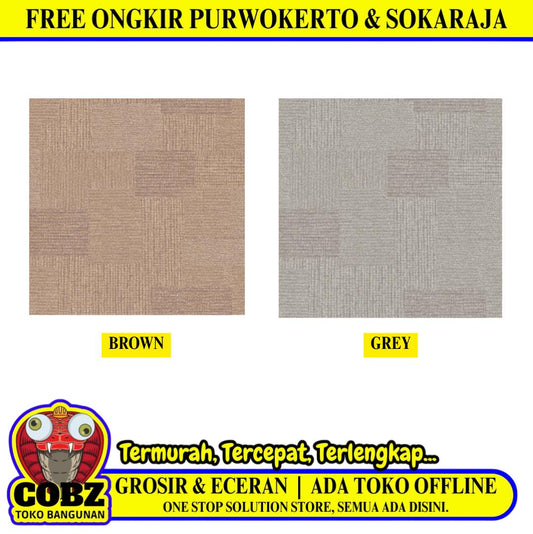40 CM x 40 CM / PLATINUM CORSO Keramik Lantai Teras Garasi Matte Dus