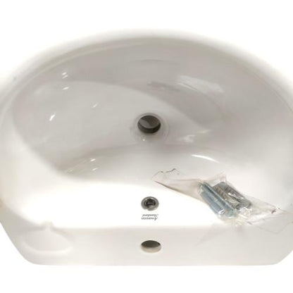 49 CM x 43 CM x 30 CM / AMERICAN STANDARD Wastafel Cuci Tangan Besar Putih Keramik