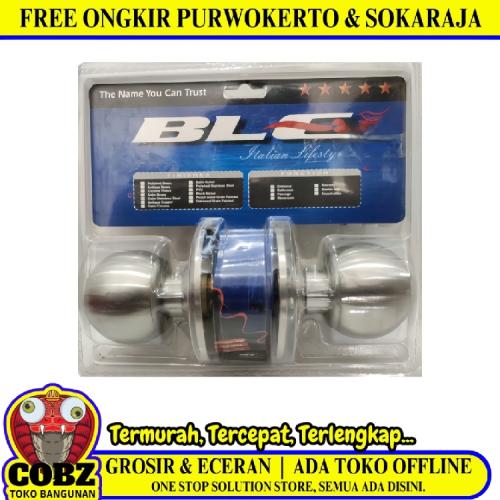 D 6.5 CM / BLC Kunci Handle Pintu Bulat Kamar Mandi Stainless Warna Set