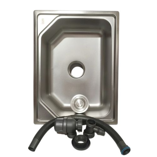 60 CM X 45 CM X 19 CM / IGM Bak Cuci Piring Washbak 1 Lubang + Acc Set