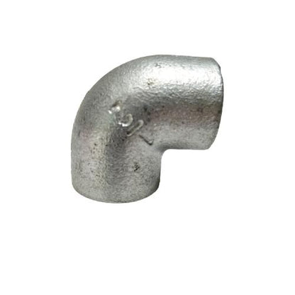 1/2 IN / G Knee Drat Dalam Keni L Faucet Elbow Fitting Pipa Besi