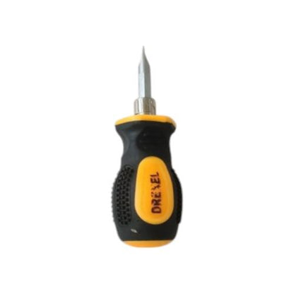1 1/2 IN / DREXEL Obeng Screwdriver Two Way Bolak Balik Plus Minus Mini Gagang Karet