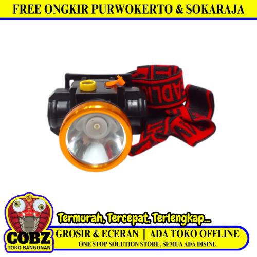 5 WATT / KAWACHI LY-105B Senter Kepala Lampu LED Headlamp Jauh Dekat Charge