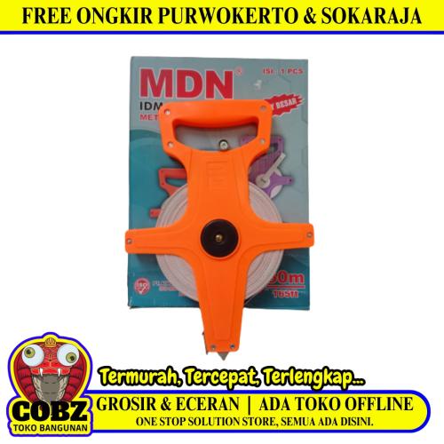 50 M / MDN IDM Meteran Tancap Roll Gulung Alat Ukur Measuring Tape