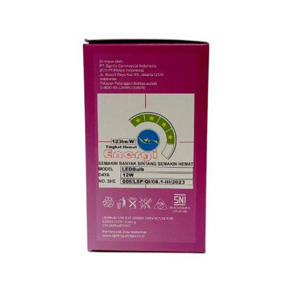 12 WATT / PHILIPS LED Lampu Bohlam Bulb Kuning