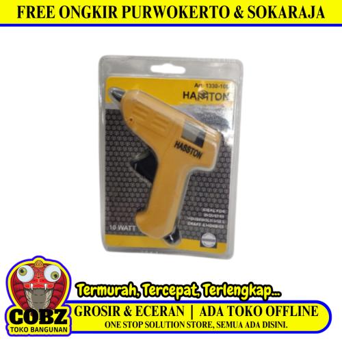 HASTON Alat Lem Tembak Lilin Bakar Hot Melt Glue Gun