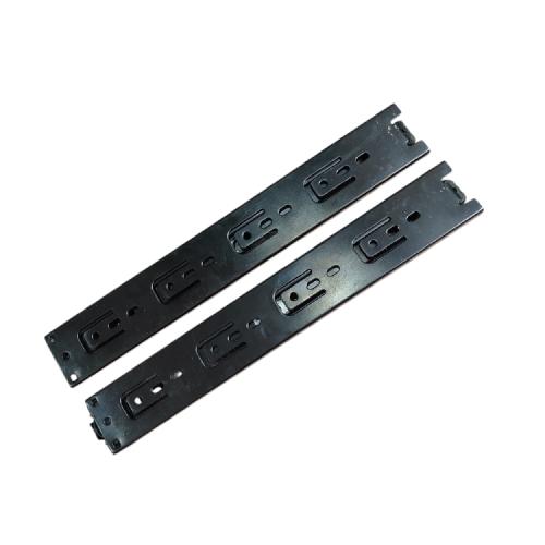 30 CM / COBRA Rel Laci Ball Bearing Full Extension 2 Track Hitam Set