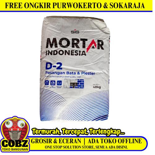 40 KG / MORTAR INDONESIA D-2 Semen Instant Pasangan Bata & Plester Sak