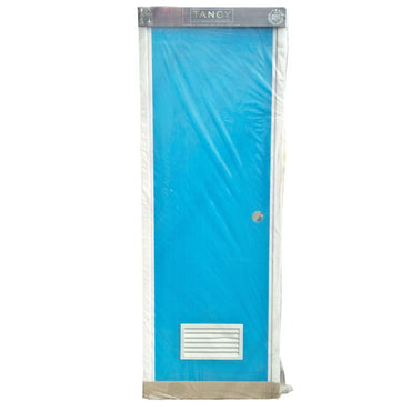 9.4 CM x 70 CM x 194 CM / TM Pintu Kamar Mandi PVC Biru Set