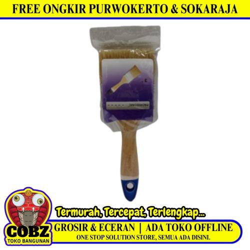3 IN / PAORISONIC Kuas Cat Tembok Kayu Besi Air Acyrlic Paint Brush