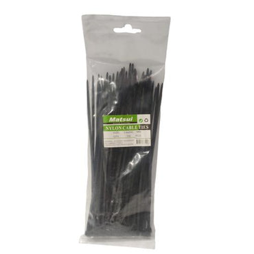 3.6 MM x 200 MM / MATSUI Kabel Cable Ties Tali Ripet 20 CM Hitam Pack