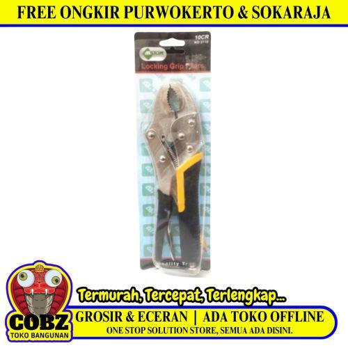 9 IN / ARLTAN Tang Buaya Jepit Jaw Locking Grip Pliers Gagang Karet