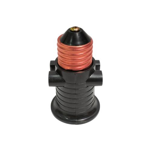 MIKOTEK Lampu Kombinasi Socket Stop Kontak Hitam