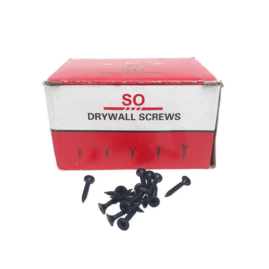 #6 X 1 IN / SO Sekrup Gypsum Screw Plafon Board GRC Hitam Dus