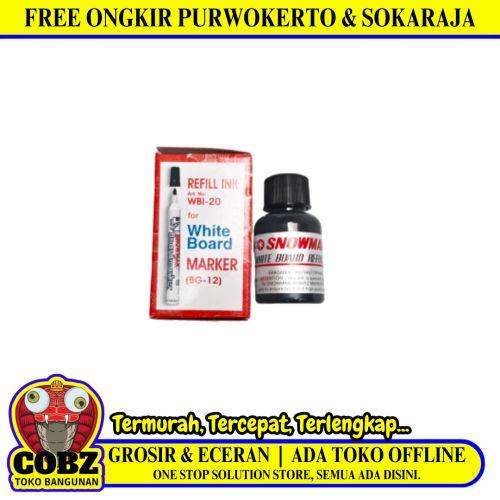 TM Refill Spidol Non Permanent White Board Ink Hitam Botol