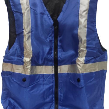 SIZE XL / NM Rompi Proyek Tukang Kerja Lapangan Parasit Biru