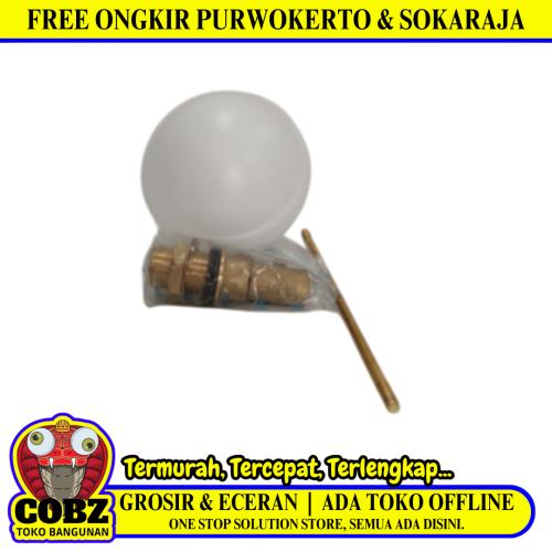 3/4 IN / ONDA Floating Valve Pelampung Bola Air Torrent PVC Set