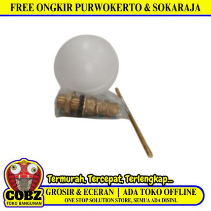 3/4 IN / ONDA Floating Valve Pelampung Bola Air Torrent PVC Set