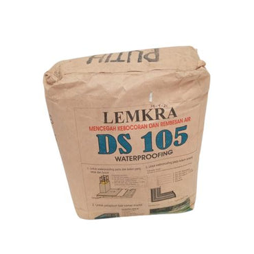 5KG / LEMKRA DS105 Semen Waterproofing Pelapis Anti Bocor Putih Sak