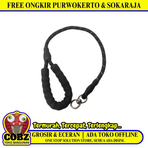 80 CM / COBZ Kalung Tali Tuntun Anjing Kucing Hewan Peliharaan Hitam