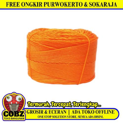 1.5 MM / TM Tali Tambang Ikat Nylon Plastik PVC Warna Roll