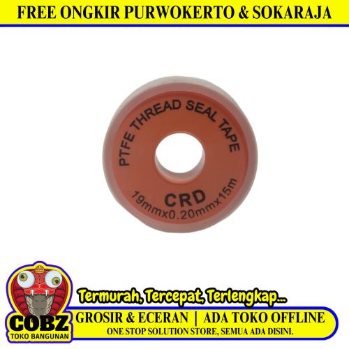 15 M / CRD Seal Tape Siltip TBA Selotip Siltip Isolasi Kran Air