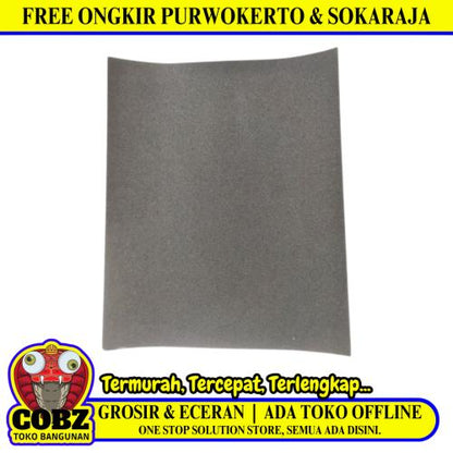 GRIT 180 / SIKENS Amplas Kertas Lembaran Halus Kasar Lembar