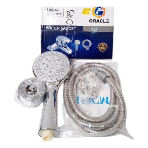 1/2 IN / ORACLE BTHUP 049 Kran Shower Panas Dingin Stainless + Selang + Shower Set