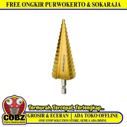 4 MM - 32 MM / TAFFWARE Pagoda Mata Bor Besi Kayu PVC Spiral Step Cone Dril