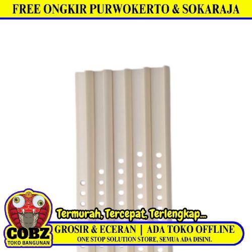 240 CM / COBZ Tile Trim Lis List Keramik Granit Plastik PVC Cream Batang