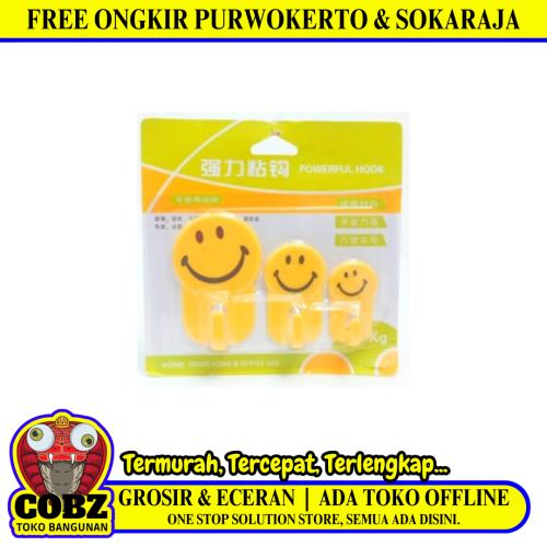 COBZ Kapstok Cantel Gantungan Baju Dinding Mini PVC Set