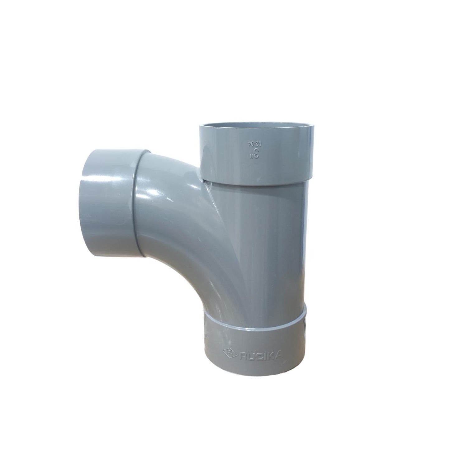3 IN / RUCIKA D -LT Tee Large Radius Sambungan Fitting Pipa PVC