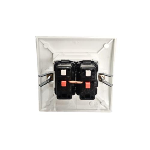 BROCO NG NEURAY Saklar Ganda Double Seri 2 Gang Tanam IB Inbow Putih